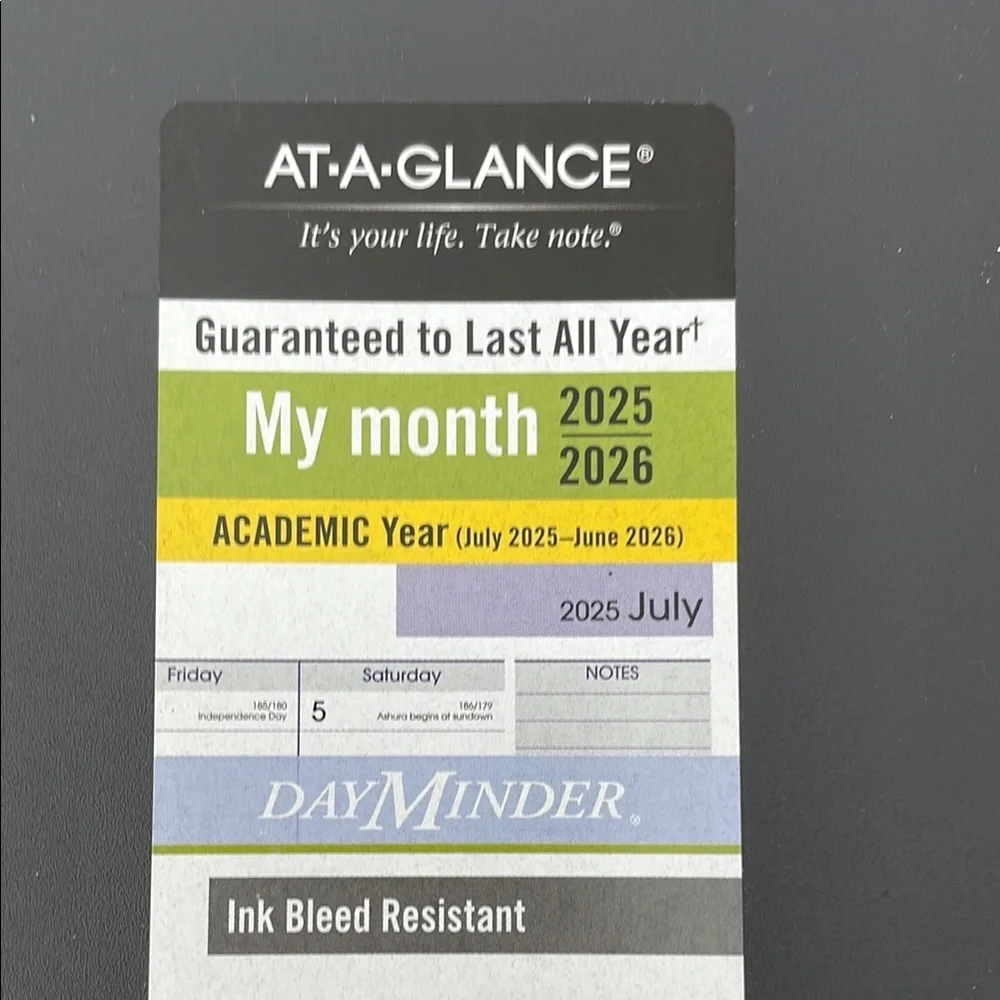 At-A-Glance Gray Academic Home Office Planner